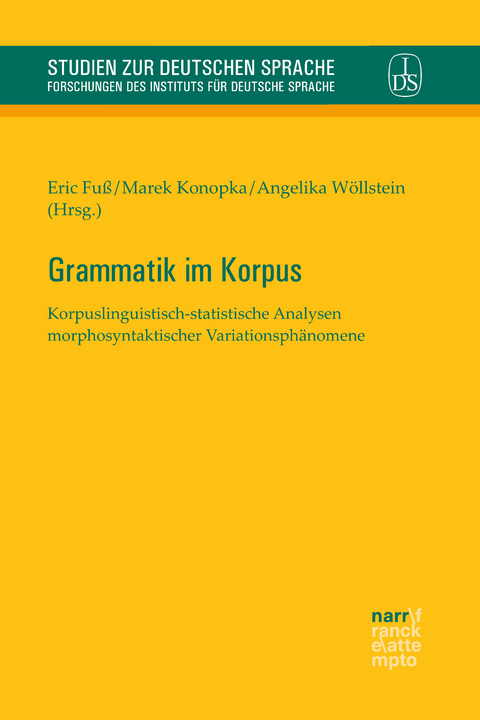 Grammatik im Korpus - 