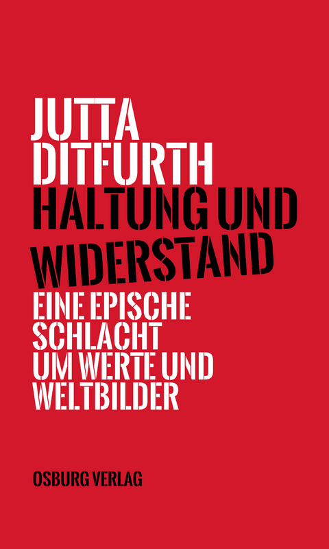 Haltung und Widerstand - Jutta Ditfurth