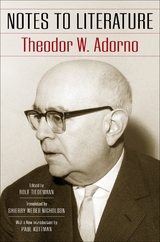 Notes to Literature - Theodor W. Adorno