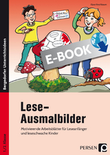 Lese-Ausmalbilder - Klara Kirschbaum