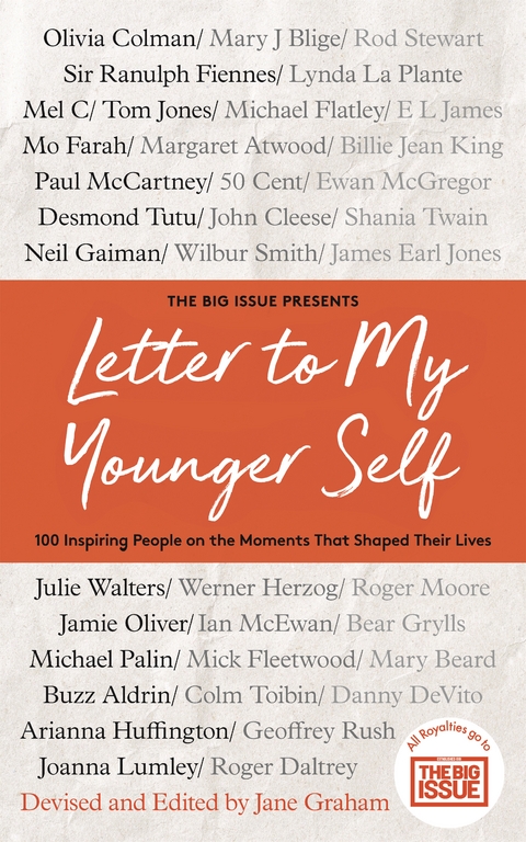 Letter To My Younger Self -  Jane Graham,  The Big Issue