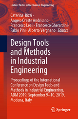 Design Tools and Methods in Industrial Engineering - 