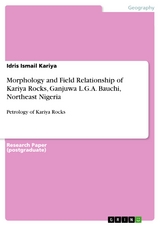 Morphology and Field Relationship of Kariya Rocks, Ganjuwa L.G.A. Bauchi, Northeast Nigeria - Idris Ismail Kariya