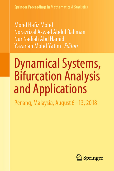 Dynamical Systems, Bifurcation Analysis and Applications - 