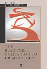 Blackwell Companion to Criminology - 