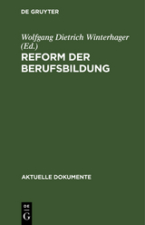 Reform der Berufsbildung - 