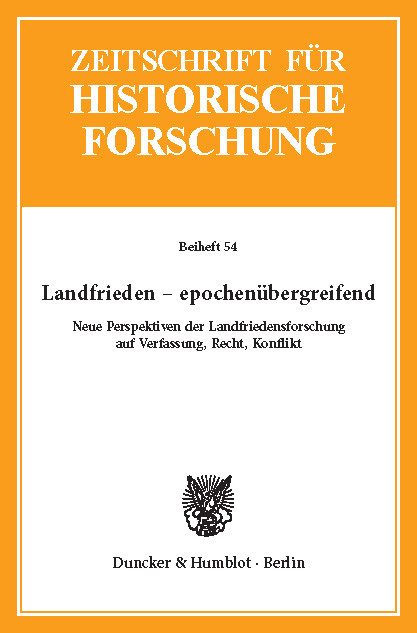 Landfrieden - epochenübergreifend. - 