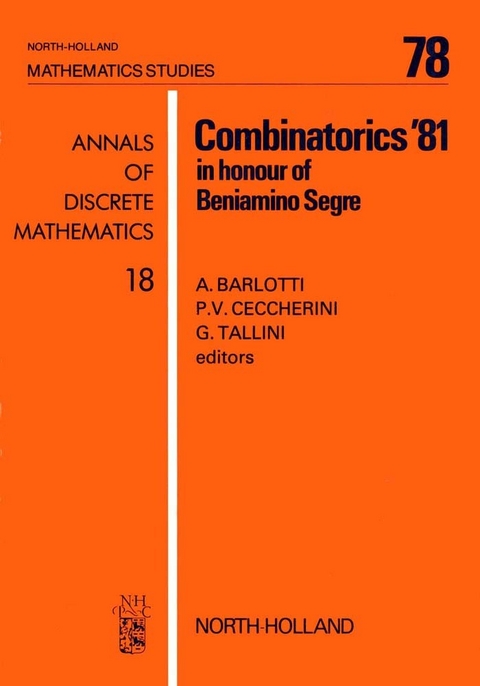 Combinatorics '81 - 
