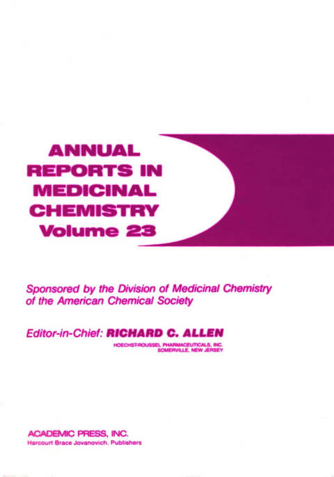 Annual Reports in Medicinal Chemistry