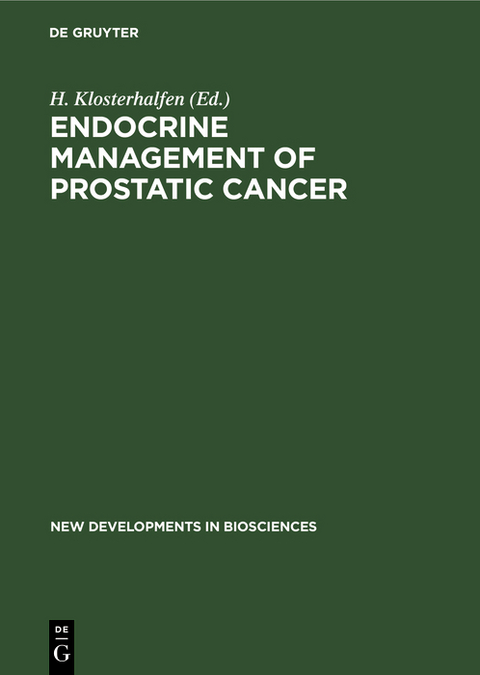 Endocrine Management of Prostatic Cancer - 