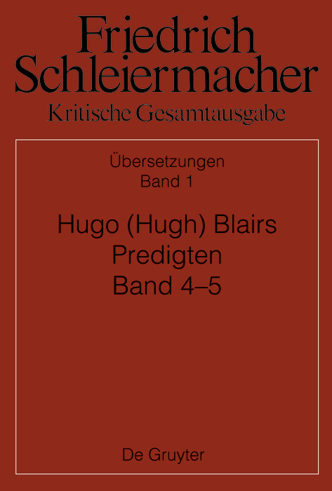 Hugo (Hugh) Blairs Predigten - 