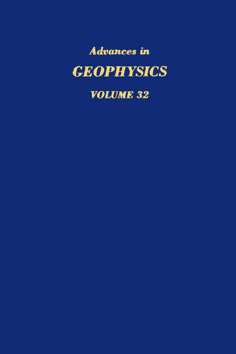 Advances in Geophysics