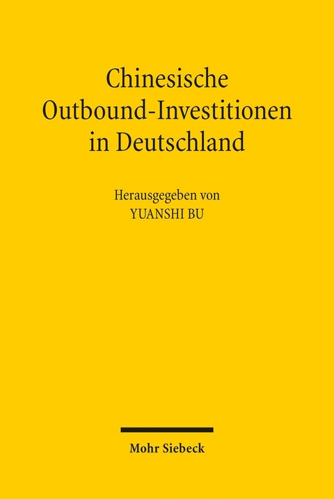 Chinesische Outbound-Investitionen in Deutschland - 