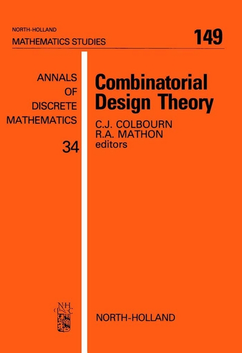 Combinatorial Design Theory - 