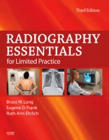 Radiography Essentials for Limited Practice - Long, Bruce W.; Frank, Eugene D.; Ehrlich, Ruth Ann