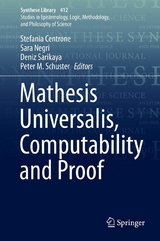 Mathesis Universalis, Computability and Proof - 