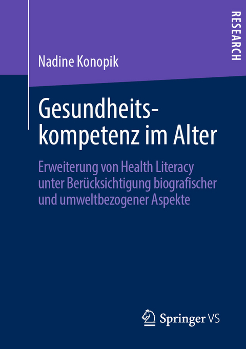 Gesundheitskompetenz im Alter - Nadine Konopik