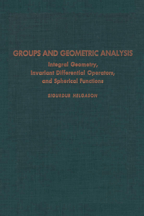 Groups & Geometric Analysis