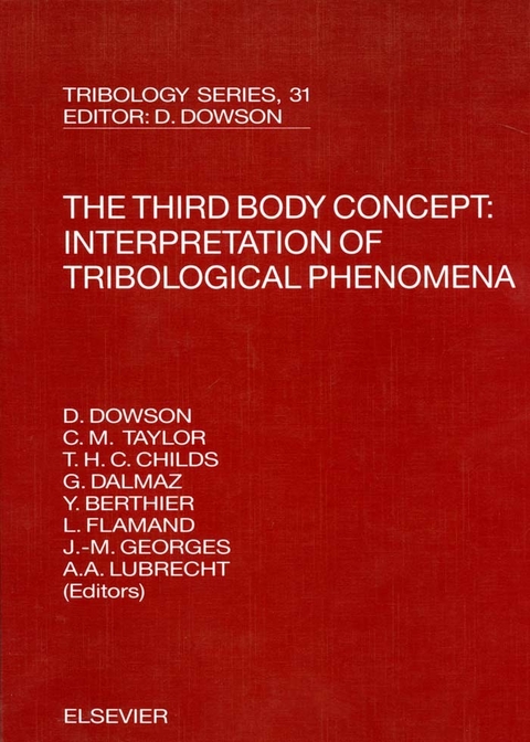 Third Body Concept: Interpretation of Tribological Phenomena - 