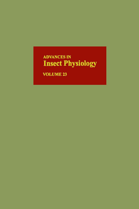 Advances in Insect Physiology - 