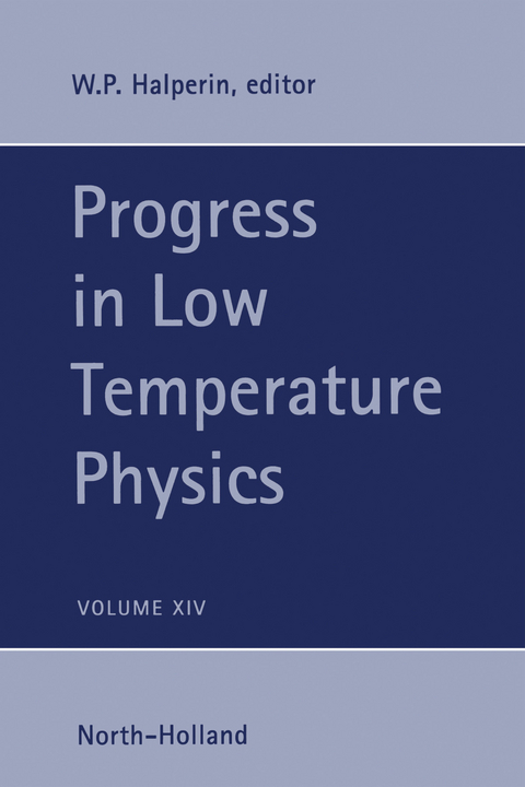 Progress in Low Temperature Physics - 