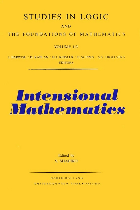 Intensional Mathematics - 