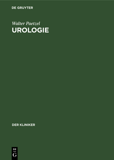 Urologie - Walter Paetzel