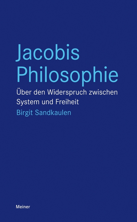 Jacobis Philosophie -  Birgit Sandkaulen