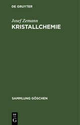 Kristallchemie - Josef Zemann