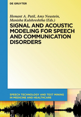 Signal and Acoustic Modeling for Speech and Communication Disorders - 