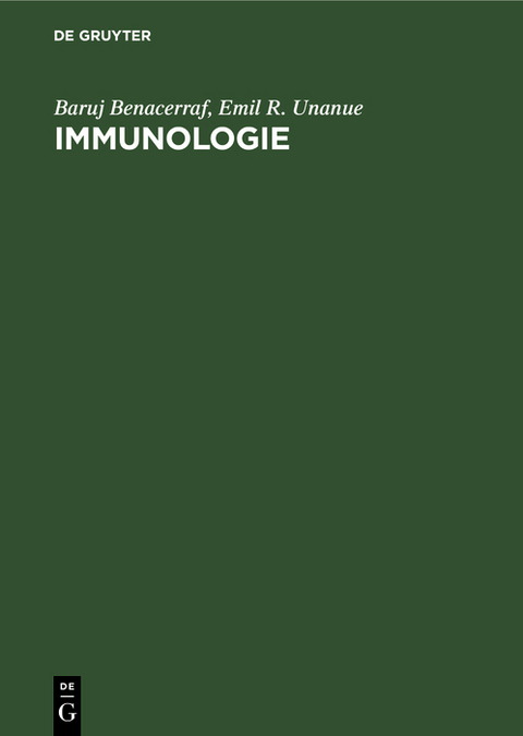 Immunologie - Baruj Benacerraf, Emil R. Unanue