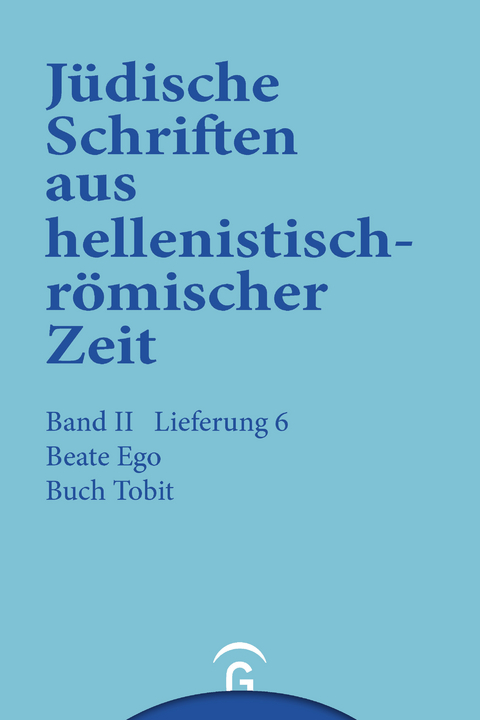 Buch Tobit -  Beate Ego