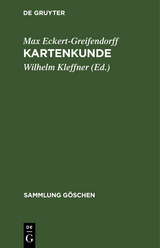 Kartenkunde - Max Eckert-Greifendorff