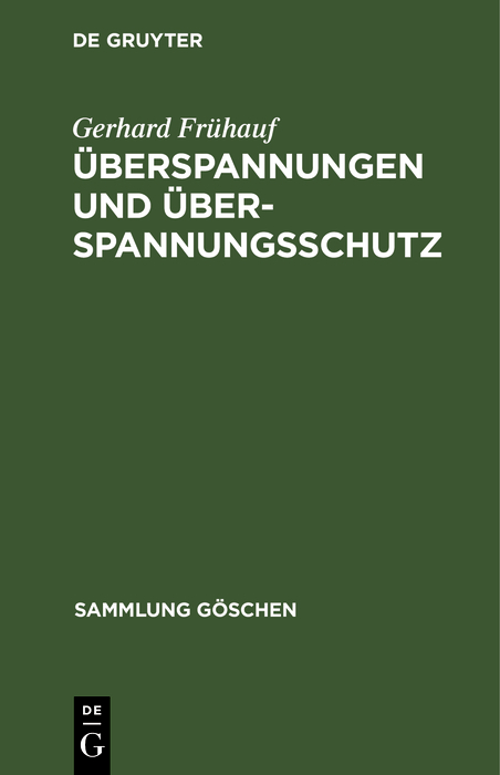 Überspannungen und Überspannungsschutz - Gerhard Frühauf