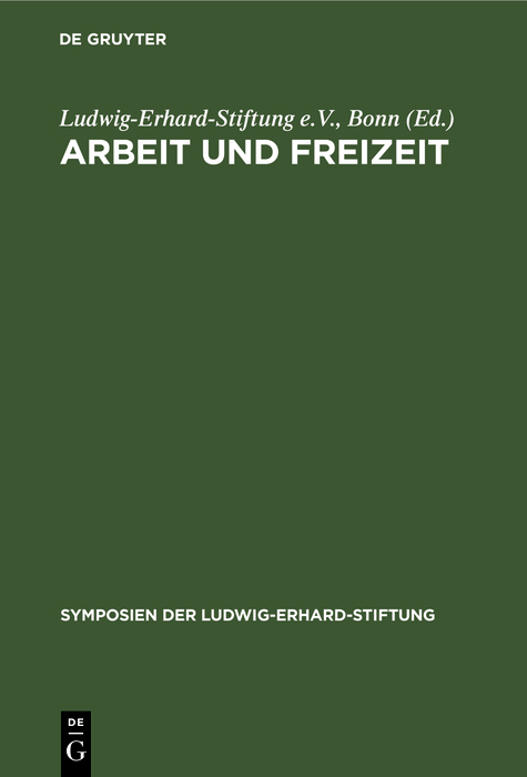 Arbeit und Freizeit - 