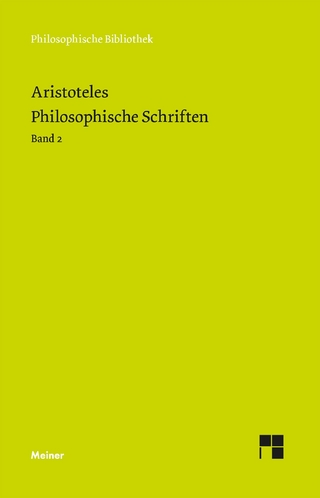Philosophische Schriften. Band 2 - Aristoteles