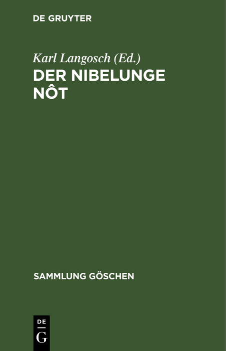 Der Nibelunge Nôt - 