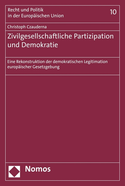 Zivilgesellschaftliche Partizipation und Demokratie -  Christoph Czauderna