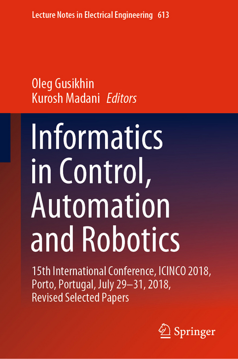 Informatics in Control, Automation and Robotics - 