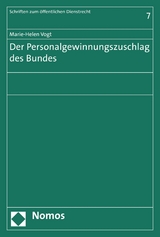 Der Personalgewinnungszuschlag des Bundes -  Marie-Helen Vogt