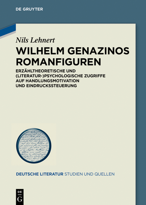 Wilhelm Genazinos Romanfiguren - Nils Lehnert