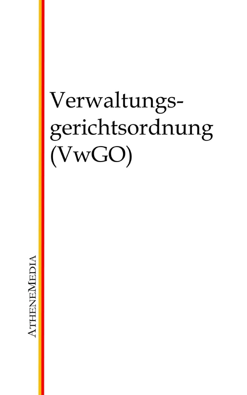 Verwaltungsgerichtsordnung (VwGO) - 