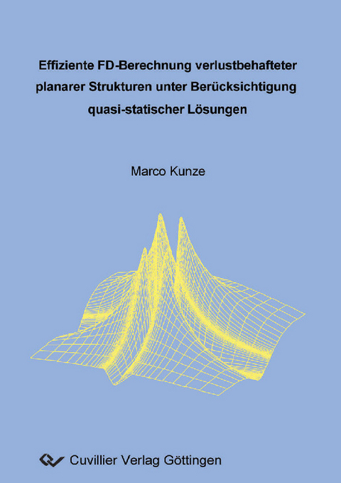 Effiziente FD-Berechnung verlustbehafteter planarer Strukturen unter Ber&#xFC;cksichtigung quasi-statischer L&#xF6;sungen -  Marco Kunze