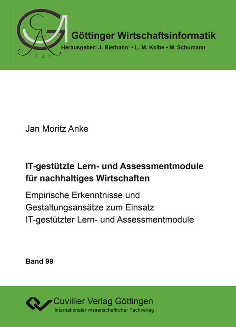 IT-gest&#xFC;tzte Lern- und Assessmentmodule f&#xFC;r nachhaltiges Wirtschaften -  Jan Moritz Anke