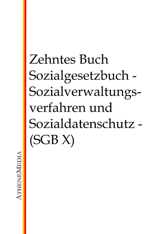 Sozialgesetzbuch - Zehntes Buch - 