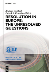 Resolution in Europe: The Unresolved Questions - 