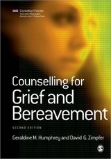 Counselling for Grief and Bereavement - Humphrey, Geraldine M.; Zimpfer, David G.