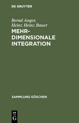 Mehrdimensionale Integration - Bernd Anger, Heinz Heinz Bauer
