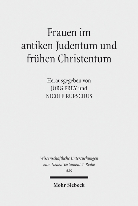 Frauen im antiken Judentum und frühen Christentum - 