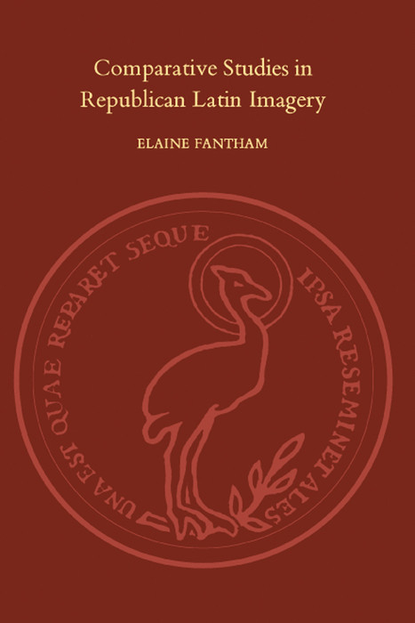 Comparative Studies in Republican Latin Imagery -  Elaine Fantham